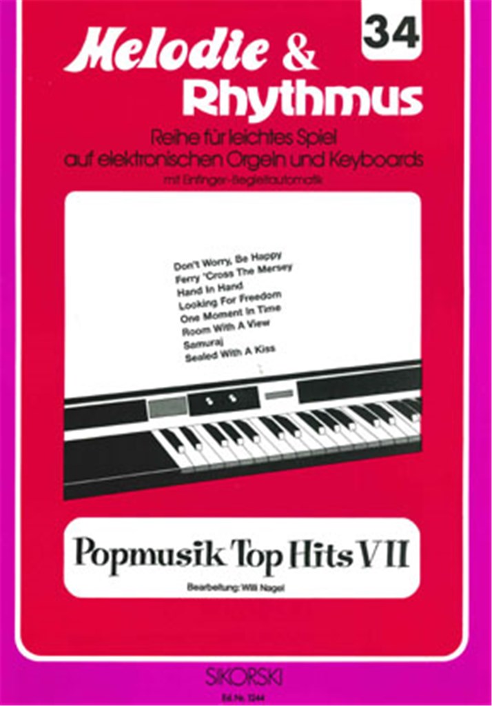 Melodie & Rhythmus, Heft 34: Popmusik Top Hits 7